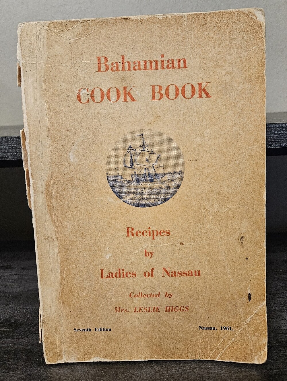 VTG 1961 Bahamian Cook Book Seventh Edition Mrs Leslie Higgs [Rare]